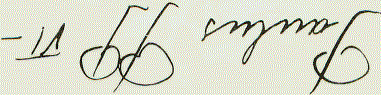 Pope Paul VI's signature